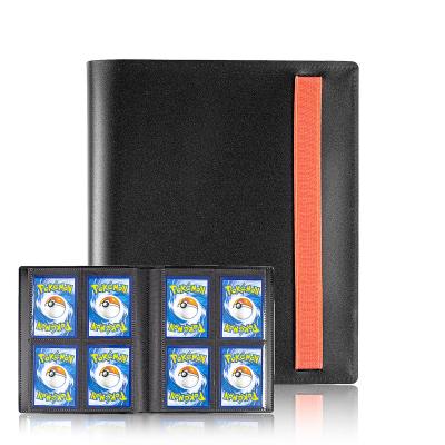 China Premium PP Custom 4 Thickness PP Pocket Tie Side 160 Loading 35 Pint TCG Cards Keeper Album Holder Kpop Trading Card Binding for sale