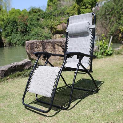 China Factory Folding Camping Fishing Folding Lounger Recliner Weightless Chair Easy Folding Outdoor Beach Chair for sale