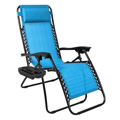 China Modern Outdoor Lounger Adjustable Weightless Recliner Folding Chair Lounge for sale