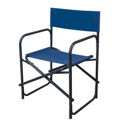 China Stocked Contemporary Fast Shipping Blue Fabric Artist Beach Chair Foldable Makeup Manager Hairdressing Chair For Outdoor Leisure for sale