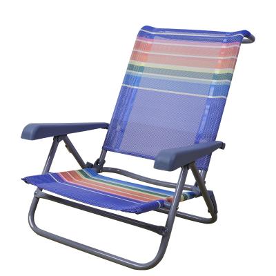 China Easy Folding DS Backpack Beach Chair Tommy Bahama Aluminum Folding Beach Lounger for sale