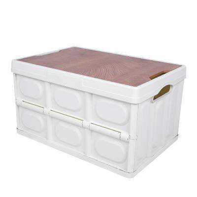 China Modern Outdoor Collapsible Bagged Cube Plastic Storage Box And Trash Can Car Storage Box for sale