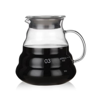 China Viable Pour Over Coffee Maker - Brewer Coffee Dripper Pot With Glass Carafe for sale