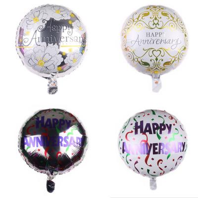 China Activity Decoration 18Inch Happy Birthday Balloons Mr and Mrs Aluminum Foil Balloons Globos Aniversario Birthday Party Decor for sale