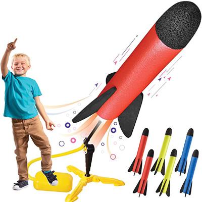 China Game Toy Kids Air Pressed Stomp Rocket Pedal Games Outdoor Children Sports Kids League Pitchers Step Pump Bowling Kids Foot Family Game Toy for sale