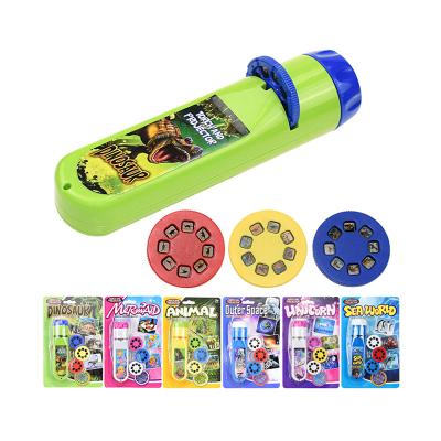 China Educational Toys Baby Sleep Story Book Flashlight Projector Torch Lamp Early Education Toy for Kid Holiday Birthday Christmas Gift Light Up Toy for sale