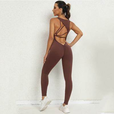 China 2023New King Mcgreen Star Yoga sexy strapless gym jumpsuit solid color women yoga tracksuit QUICK DRY clothes bathing tracksuit for sale