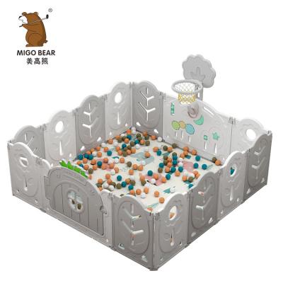 China 0-8 Years Old Rectangle High Quality Hot Selling Playpen Cute Fence Baby Playpen Factory Made For Children for sale