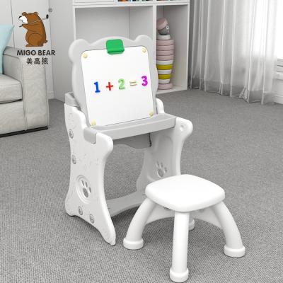 China Modern Educational Folding Painting Desk Chair Writing Board Drawing Board Learning Toys For Children for sale