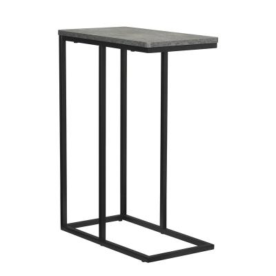 China Modern Design Metal Console Table Table C Light Luxury Square Side Table for sale