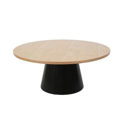 China Low Design European Style Large Log Tea Table Minimalist Living Room Center Table for sale