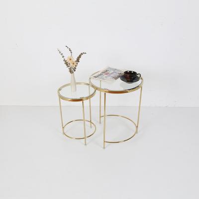 China Design Glass Large Combination Living Room Modern Transparent Tea Table Tea Table for sale