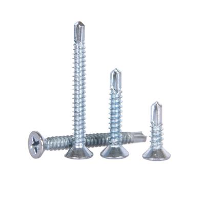 China Industry M3.5 General Purpose Flat Head Self Tapping Black Cross Hard Phosphor Gray Drywall Screws Wood Screws for sale