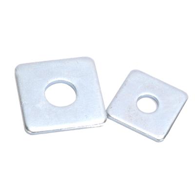 China Carbon Stainless Steel Square Slotted Rectangular Gasket Galvanized Wholesale Square Flat Spot Gasket for sale