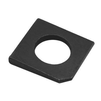 China Split Oxidized Black I-Beam Square Bevel Pads High Strength Joints Channel Steel Missing Corner Fittings for sale