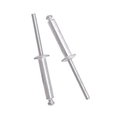 China Factory sale various stainless steel straight down oblong head aluminum open type blind rivets pull rivets for sale