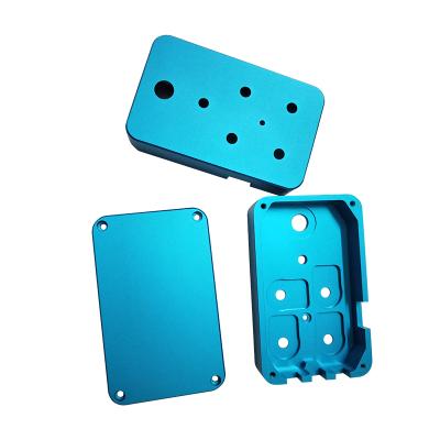 China For Guitar Effects Pedal CNC Machining Anodized Enclosing Large Shell Guitar Pedal Enclosure Milled Aluminum Box Storage Container Tool for sale