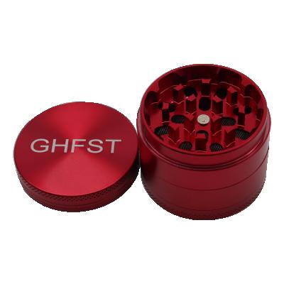 China Wholesale Dry 4 Layer Dry Matte New Rainbow Manual Tobacco Herb 50mm 63mm Aluminum Metal Yiwu Herb Grinder for sale