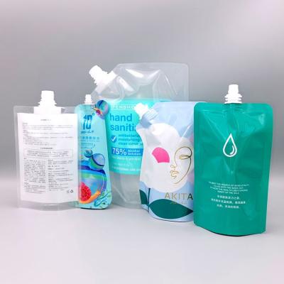 China Low MOQ Laundry Spout Pouch 500ml 1 LL Soap Liquid Plastic Pouches Eco Friendly Biodegradable Barrier Packaging Pouch For for sale