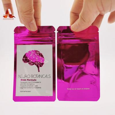 China Low MOQ Candy Smell Proof Plastic Edible Mylar Bags Medical Gummy Packaging Wholesale Express Cheap Moisture Proof Foil for sale