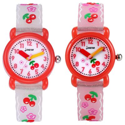 China Waterproof 2021 Kids Silicone Watch Christmas Gift Cute Cartoon Kids Watch for sale