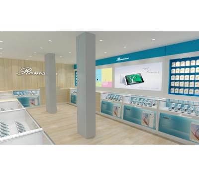 China Strong High quality mobile phone shop fixture interior furniture cell phone shop design for sale