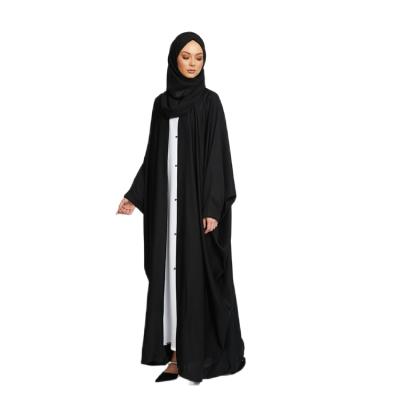 China Muslim Embroidery Open Abaya Lace New Styles Abaya Kimono Dress Wholesale Formal Casual Islamic Ladies Daily Clothing Beautiful for sale