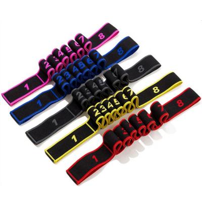 China Resistance Latin Stretch Fitness Yoga Pilates Bands Yoga Club Gymnastics Woman Gymnastics Woman Dance Training Workout for sale