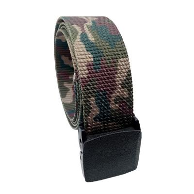 China 3.8 cm Adjustable Men's Combat Military Green Nylon Tactical Waist Belt Garment Decoration for sale