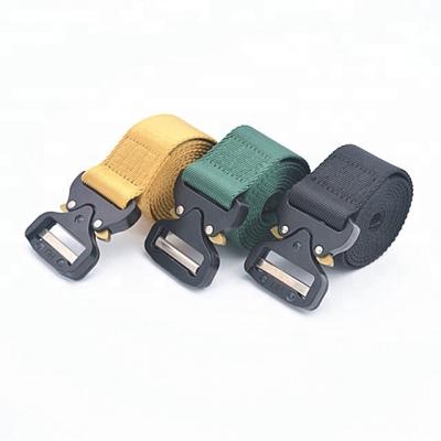 China High Strength Tactical Fabric Material Woven Nylon Canvas Belt Men's New Army Belt for sale