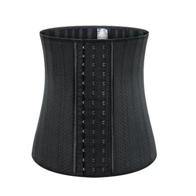 China High Quality Breathable Elastic Women High Waist Trainer Latex Waist Trainer Shaper With Holes Elastic Waist Trainer for sale