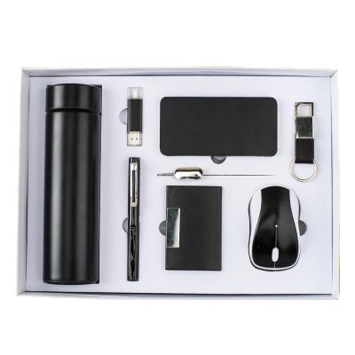 China Custom Cheap Personalized Premium Promotional Customs Office Gift Set Pen USB Notebook Business Men Gift Set for sale