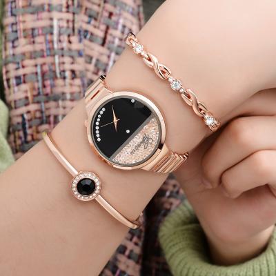 China Cheap Christmas / Valentine's Day Gift Set Women Watch With Bracelet Gift Set In Box for sale