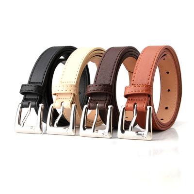 China Cheap 2021 New Custom Design Women's PU Belt Fashion Brand Metal Buckle High Quality Belt for sale