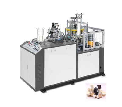 China Manufacturing Plant 50pm Three Walled Production Handle Lid Coffee Automatic Parts Paper Cup Machine for sale