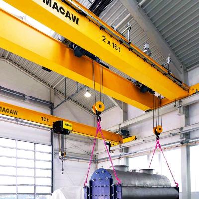 China Bridge crane 5ton 10ton 15 ton overhead brdige cranes easy operation electric hoist for sale