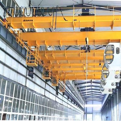 China Double Bridge Crane Cabin Girder Bridge Crane 5t 10t 20t Remote Control Electric Traveling Overhead Crane for sale