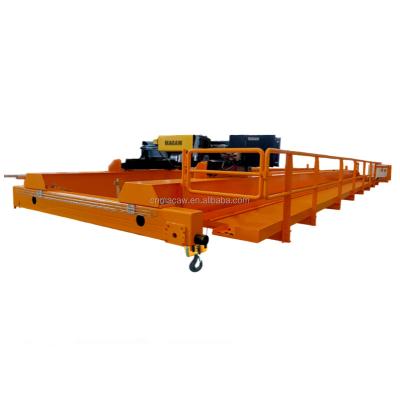 China Bridge Crane Customized High Quality Double Beam Crane Overhead Crane For Food Industry 16 Ton for sale