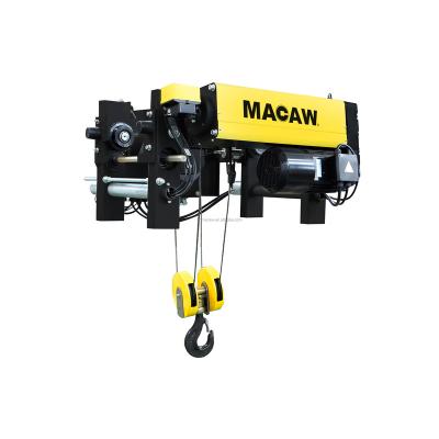 China Building Material Shops Electric Wire Rope Hoist Lifting Equipment For Overhead Crane for sale