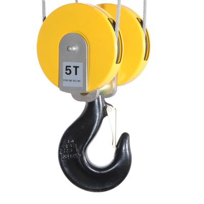 China DIN 1501 RSN 3t Heavy Industry Wire Rope Hoist With Hook Safety Lock for sale