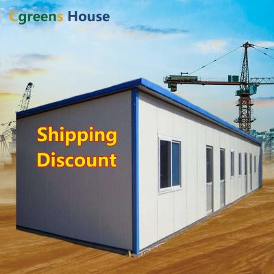 China Cgreens Modern Cheap Construction Site Staff Housing Movable Container House T Room Suitable For Student Dorms Project for sale