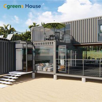 China Cgreens Modern House Convenient and Quick Installation of Labor Camp Container House Prefab Mining Camp Housing Program for sale