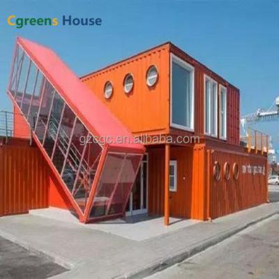 China Cgreens Modern House Flat Pack Newly Designed Residential Modern Mobile Prefab Foldable Container House Or Office Project for sale