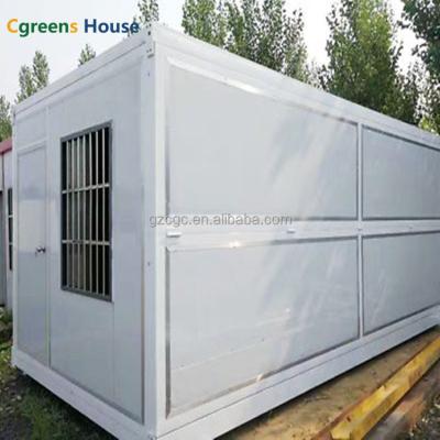 China Cgreens Modern House Flat Pack Well 20ft Transport Kit Prefab Container Home Movable and Folding Prefab Home Project for sale