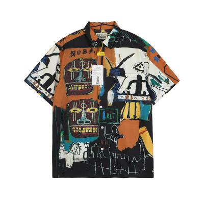 China Bulk Sale Fashion Brand Wacko Viable Maria 21SS BASQUIAT HAWAIIAN SHIRT For Men for sale