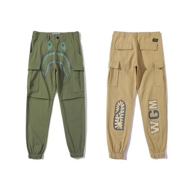 China Fashion anti-pilling sports mens outdoor cargo pants with pocket causal men's pants hip hop bape pants for sale