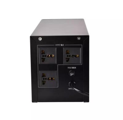 China Computer Display High Frequency Online UPS 1500VA Black Lightning Protection Color Output UPS Backup Power for sale