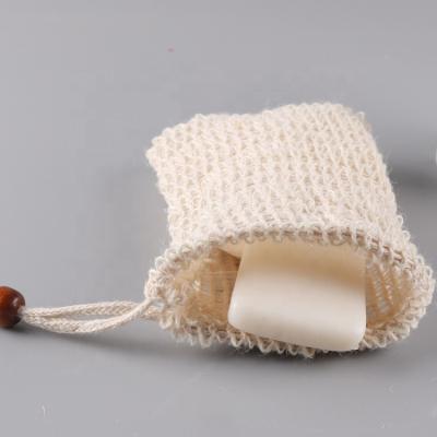 China 2020 Soap Foam Soap Online Shopping Bag Made Of Jute And Sisal In The Bathroom for sale