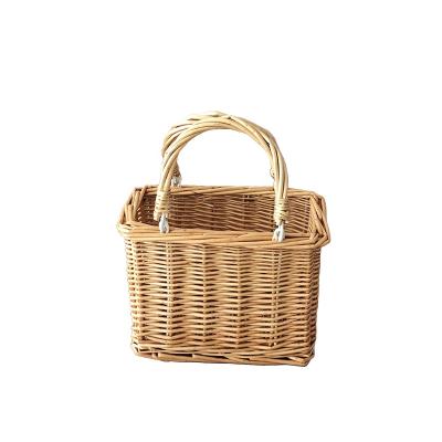 China Retro vintage hot sale popular cheap wicker bag for kids handbags wholesale for sale