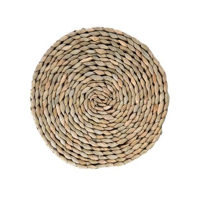 China Sustainable Decorative Heat Resistant Round Natural Vegetable Plankton Place Mats For Dinner Mats for sale